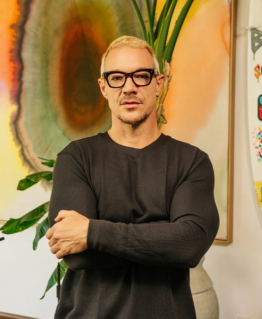 Diplo at a Bilt Rent Day event