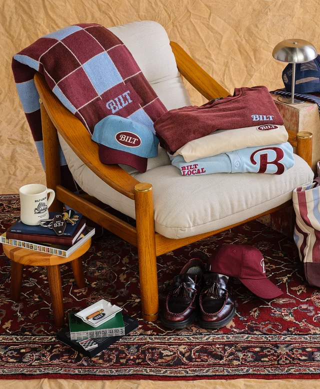 The Bilt Collection, laid out on a chair