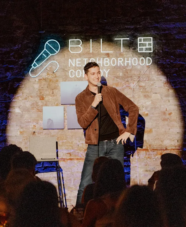 A members-only comedy night